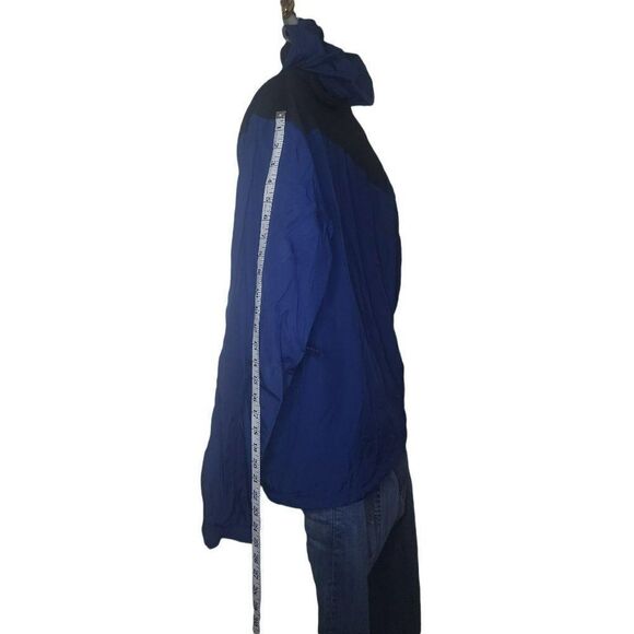 REI E1 Elements Full Zip Hooded Blue Sz L Windbreaker Men - Picture 4 of 7